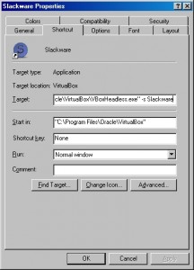 Slackware Headless Shortcut