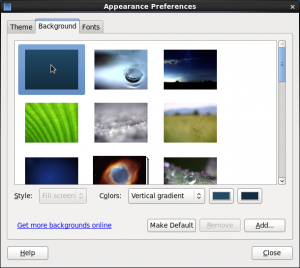 Screenshot-Appearance Preferences